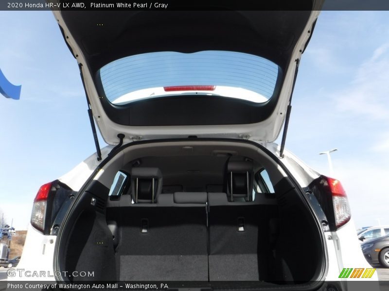Platinum White Pearl / Gray 2020 Honda HR-V LX AWD