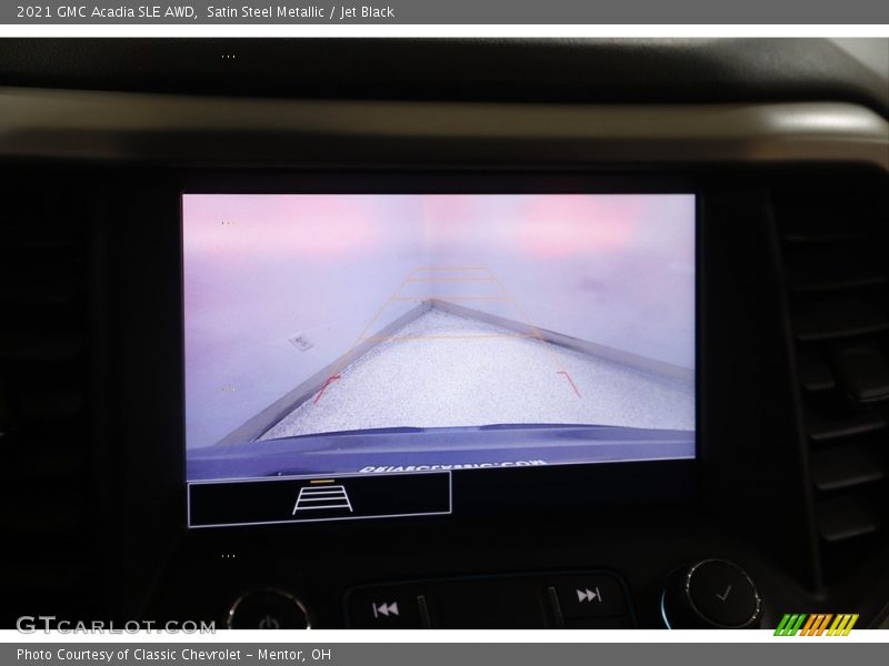 Satin Steel Metallic / Jet Black 2021 GMC Acadia SLE AWD