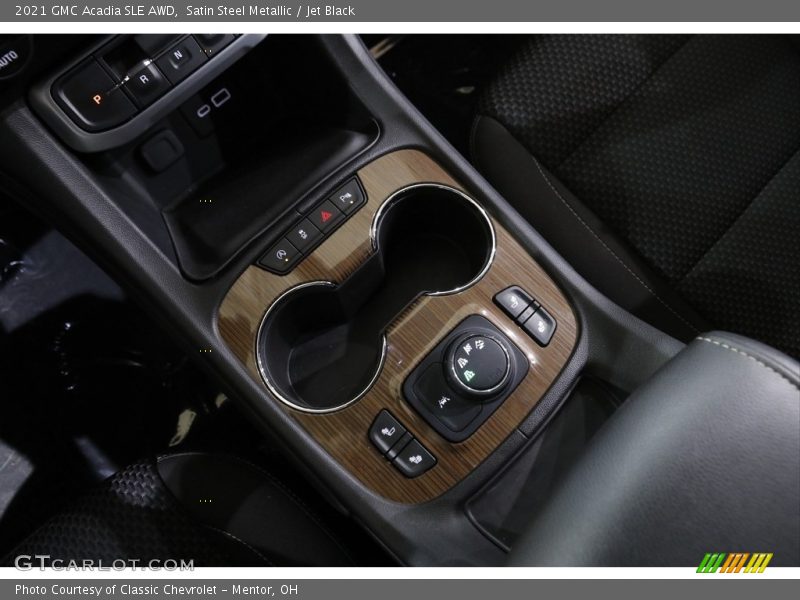 Satin Steel Metallic / Jet Black 2021 GMC Acadia SLE AWD