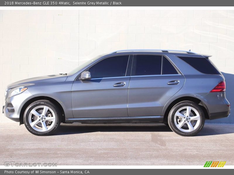 Selenite Grey Metallic / Black 2018 Mercedes-Benz GLE 350 4Matic