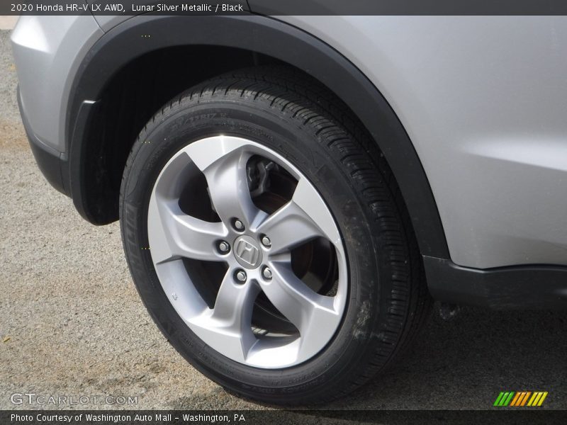 Lunar Silver Metallic / Black 2020 Honda HR-V LX AWD