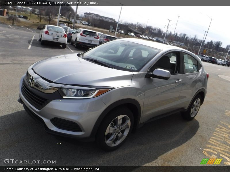 Lunar Silver Metallic / Black 2020 Honda HR-V LX AWD