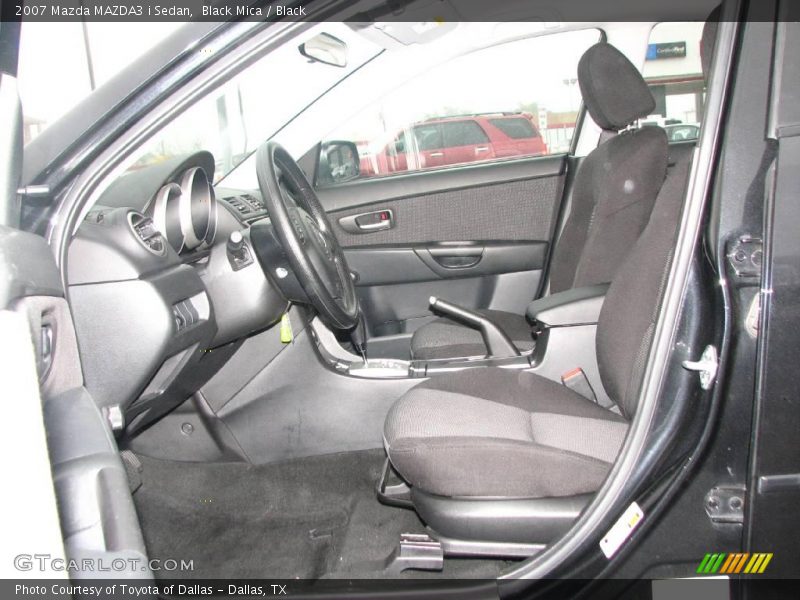 Black Mica / Black 2007 Mazda MAZDA3 i Sedan