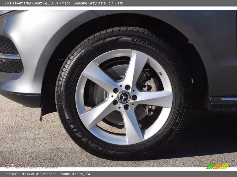 Selenite Grey Metallic / Black 2018 Mercedes-Benz GLE 350 4Matic