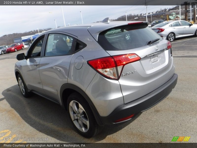 Lunar Silver Metallic / Black 2020 Honda HR-V LX AWD