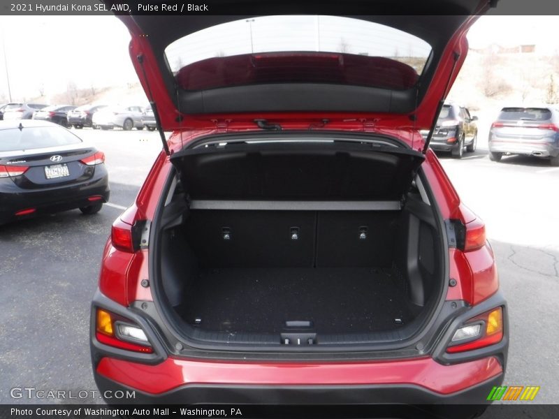 Pulse Red / Black 2021 Hyundai Kona SEL AWD