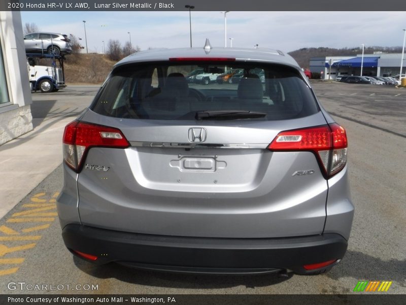 Lunar Silver Metallic / Black 2020 Honda HR-V LX AWD