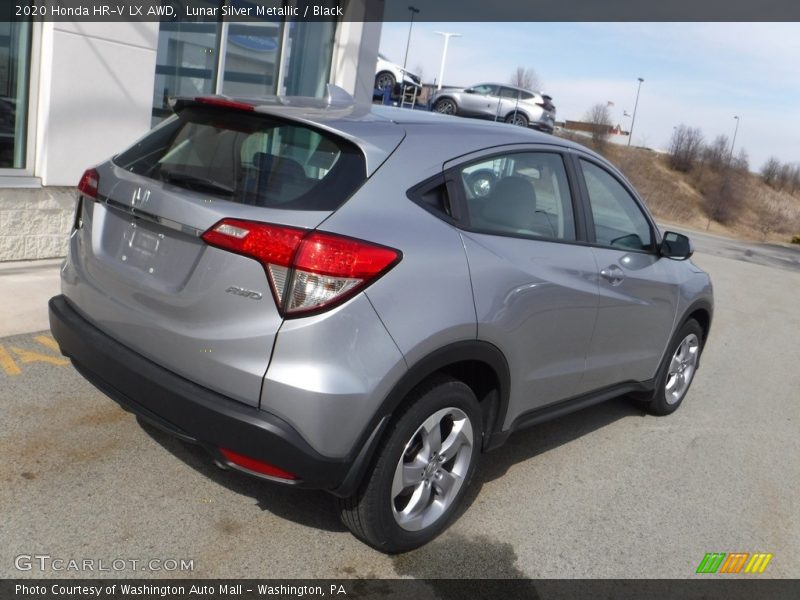 Lunar Silver Metallic / Black 2020 Honda HR-V LX AWD