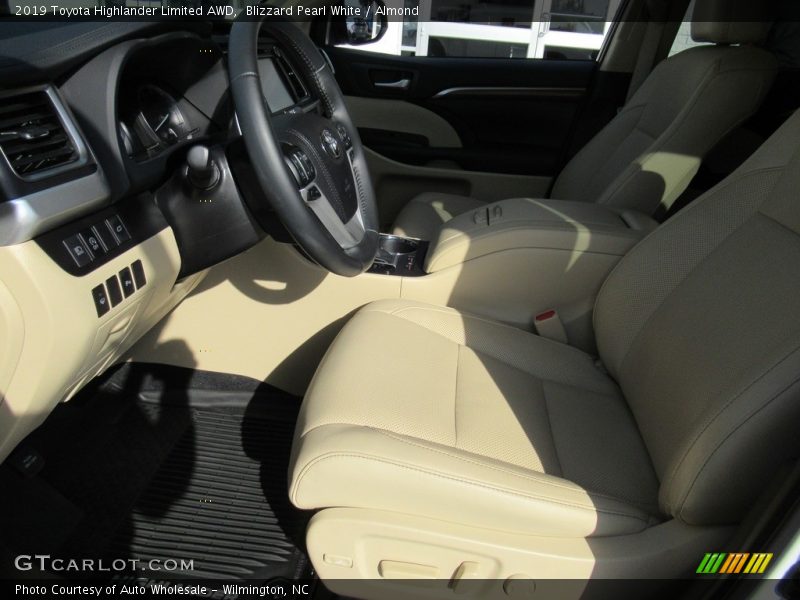 Blizzard Pearl White / Almond 2019 Toyota Highlander Limited AWD