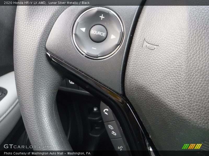 Lunar Silver Metallic / Black 2020 Honda HR-V LX AWD