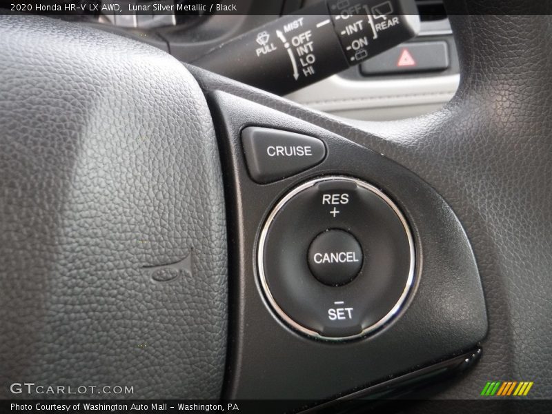 Lunar Silver Metallic / Black 2020 Honda HR-V LX AWD