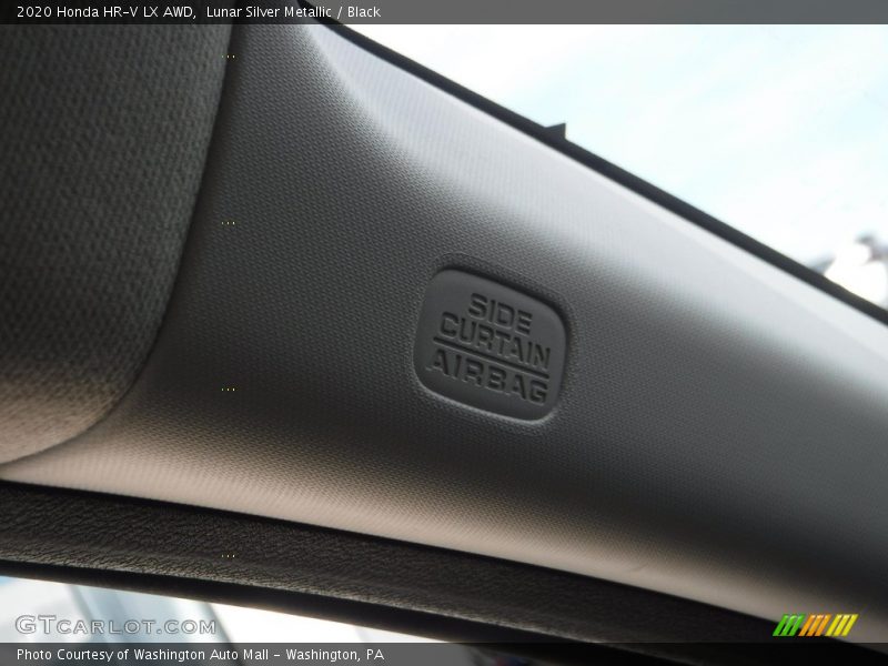 Lunar Silver Metallic / Black 2020 Honda HR-V LX AWD