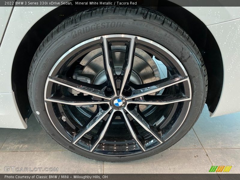 Mineral White Metallic / Tacora Red 2022 BMW 3 Series 330i xDrive Sedan