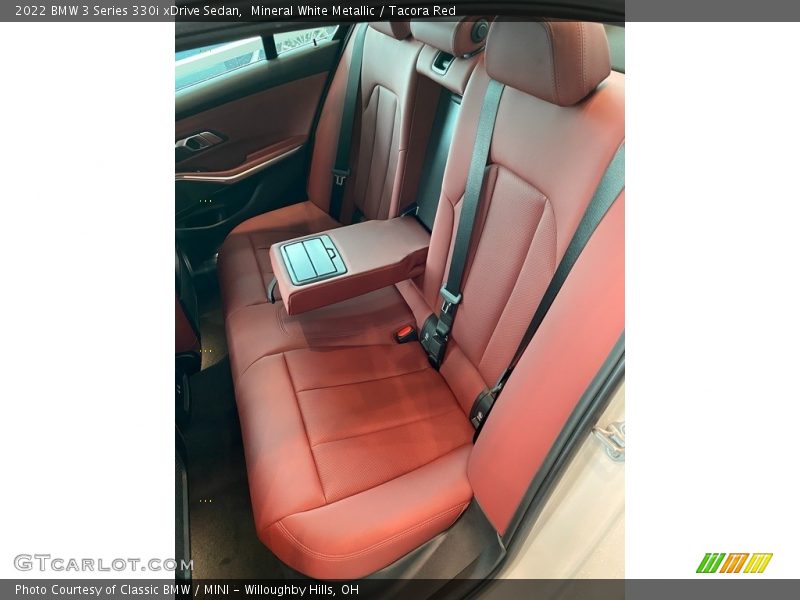 Mineral White Metallic / Tacora Red 2022 BMW 3 Series 330i xDrive Sedan
