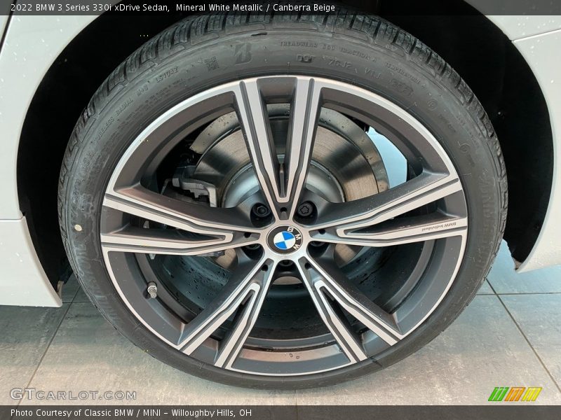 Mineral White Metallic / Canberra Beige 2022 BMW 3 Series 330i xDrive Sedan