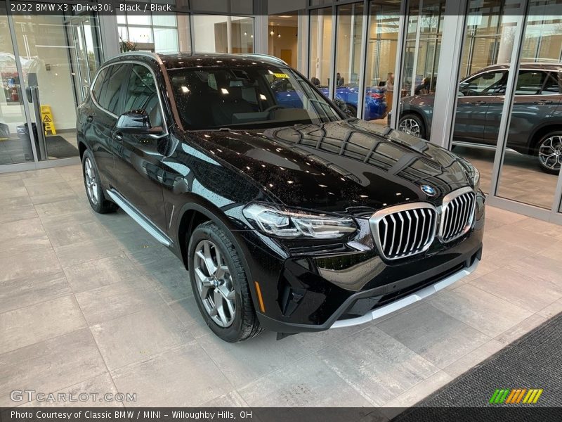 Black / Black 2022 BMW X3 xDrive30i