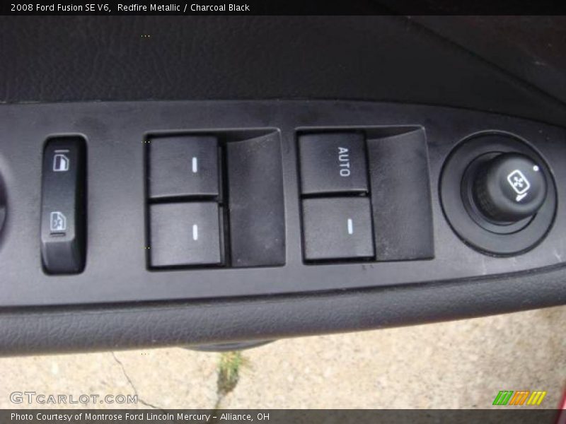 Redfire Metallic / Charcoal Black 2008 Ford Fusion SE V6