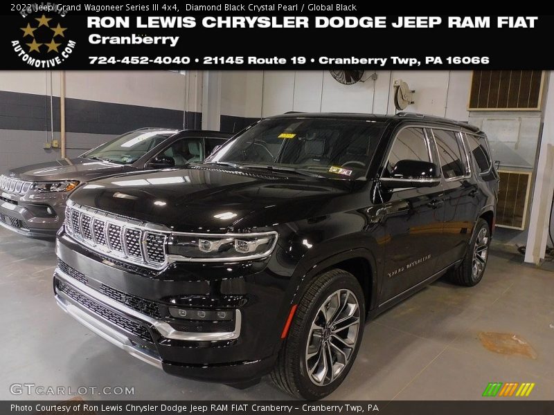Diamond Black Crystal Pearl / Global Black 2022 Jeep Grand Wagoneer Series III 4x4