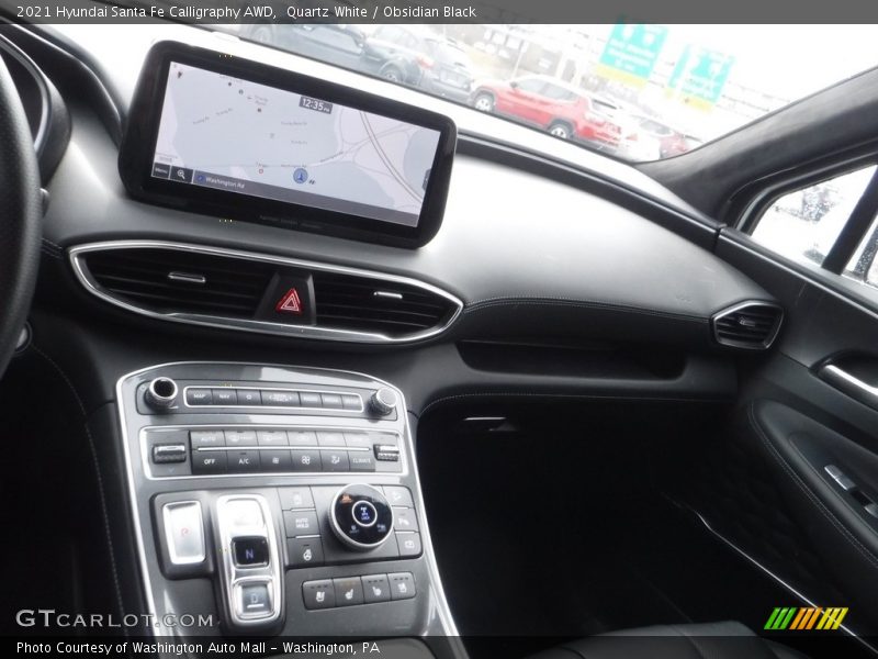 Quartz White / Obsidian Black 2021 Hyundai Santa Fe Calligraphy AWD