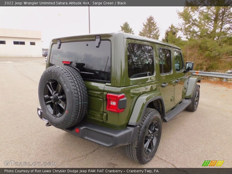 Sarge Green / Black 2022 Jeep Wrangler Unlimited Sahara Altitude 4x4