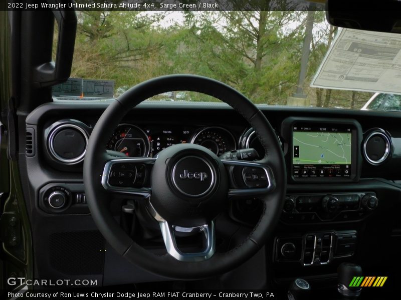Sarge Green / Black 2022 Jeep Wrangler Unlimited Sahara Altitude 4x4