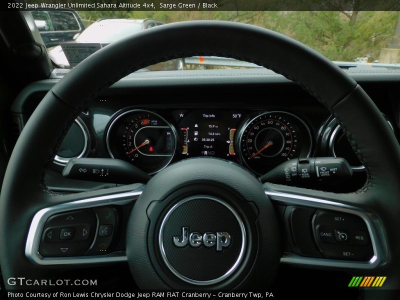 Sarge Green / Black 2022 Jeep Wrangler Unlimited Sahara Altitude 4x4