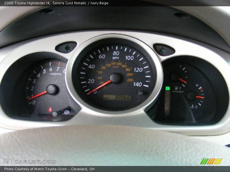 Sonora Gold Metallic / Ivory Beige 2006 Toyota Highlander I4