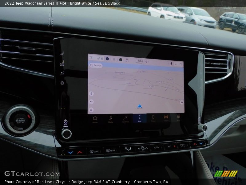 Bright White / Sea Salt/Black 2022 Jeep Wagoneer Series III 4x4