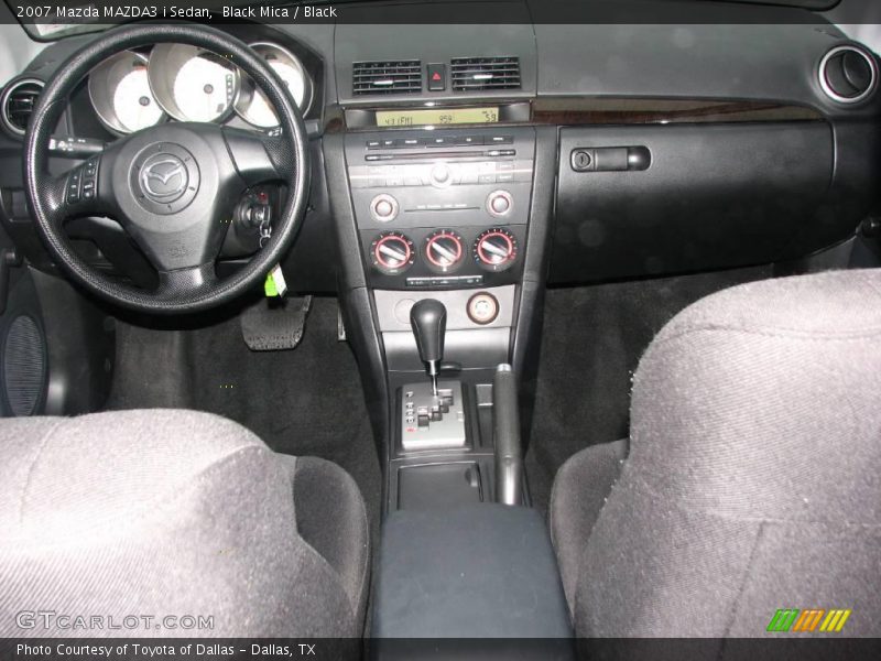 Black Mica / Black 2007 Mazda MAZDA3 i Sedan