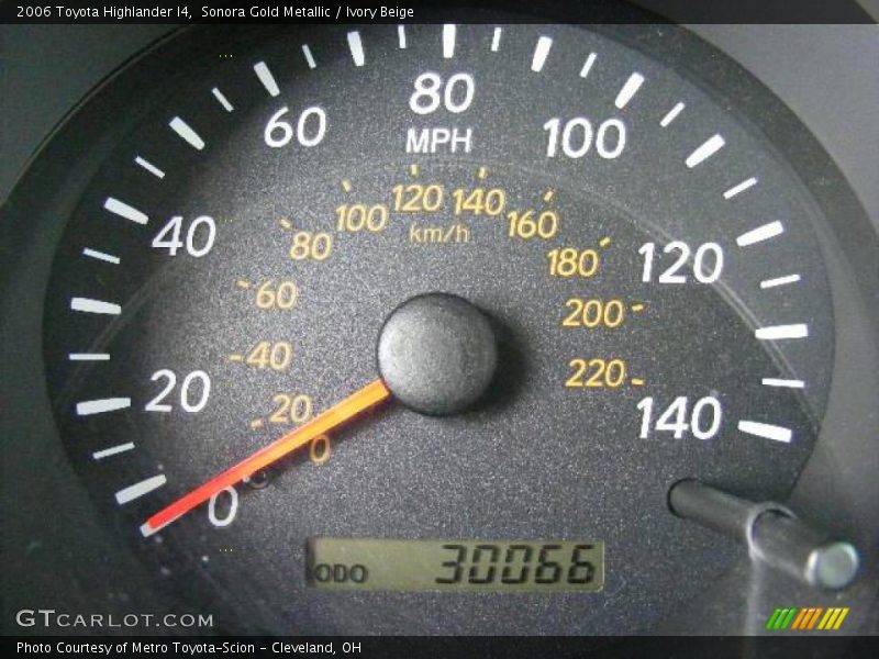 Sonora Gold Metallic / Ivory Beige 2006 Toyota Highlander I4