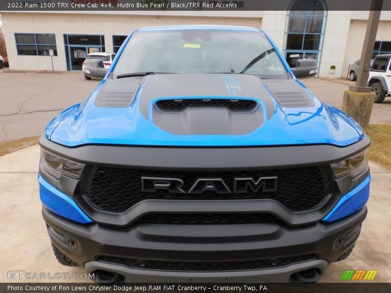 Hydro Blue Pearl / Black/TRX Red Accents 2022 Ram 1500 TRX Crew Cab 4x4