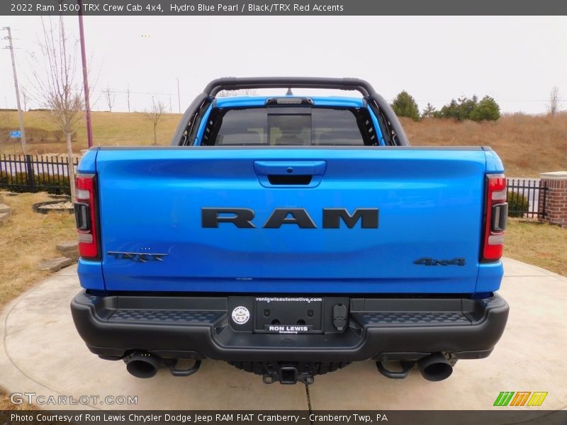 Hydro Blue Pearl / Black/TRX Red Accents 2022 Ram 1500 TRX Crew Cab 4x4