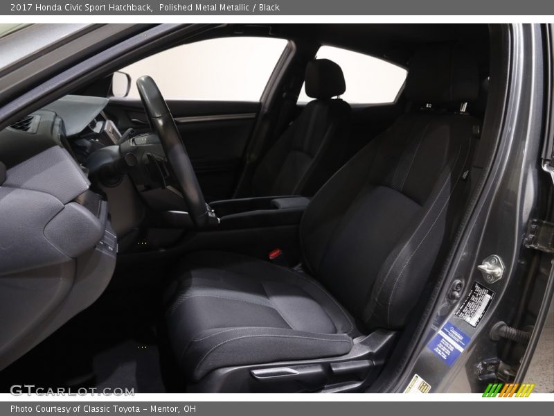 Polished Metal Metallic / Black 2017 Honda Civic Sport Hatchback