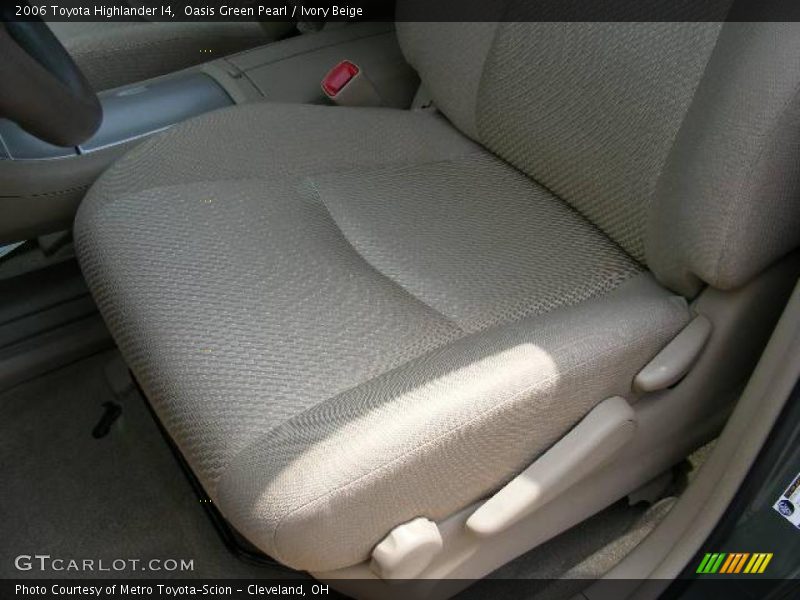 Oasis Green Pearl / Ivory Beige 2006 Toyota Highlander I4