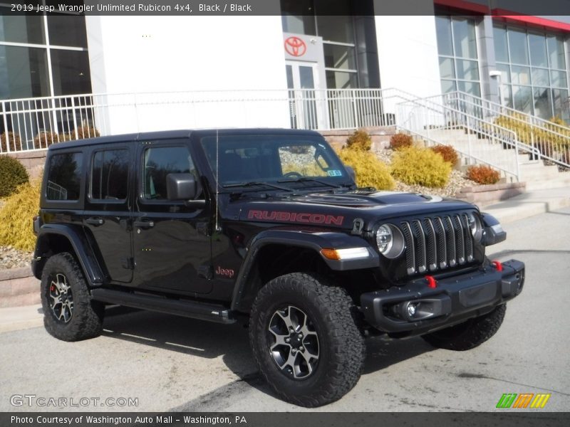 Black / Black 2019 Jeep Wrangler Unlimited Rubicon 4x4