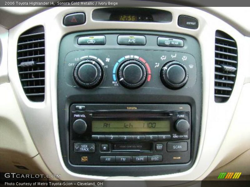 Sonora Gold Metallic / Ivory Beige 2006 Toyota Highlander I4