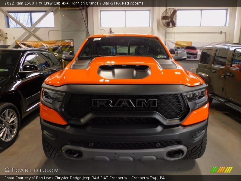 Ignition Orange / Black/TRX Red Accents 2022 Ram 1500 TRX Crew Cab 4x4