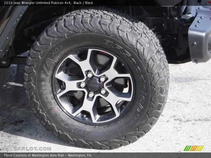 Black / Black 2019 Jeep Wrangler Unlimited Rubicon 4x4