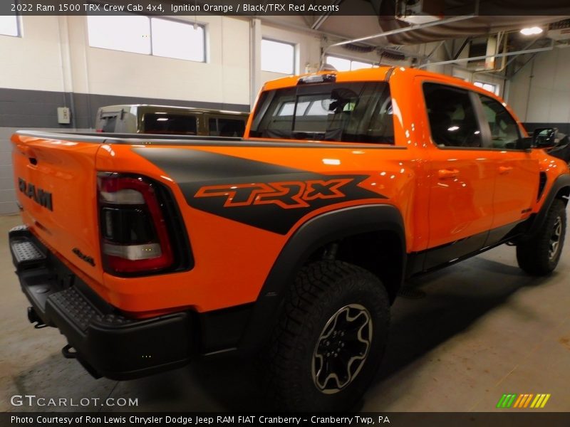 Ignition Orange / Black/TRX Red Accents 2022 Ram 1500 TRX Crew Cab 4x4