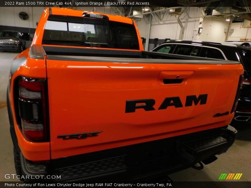 Ignition Orange / Black/TRX Red Accents 2022 Ram 1500 TRX Crew Cab 4x4