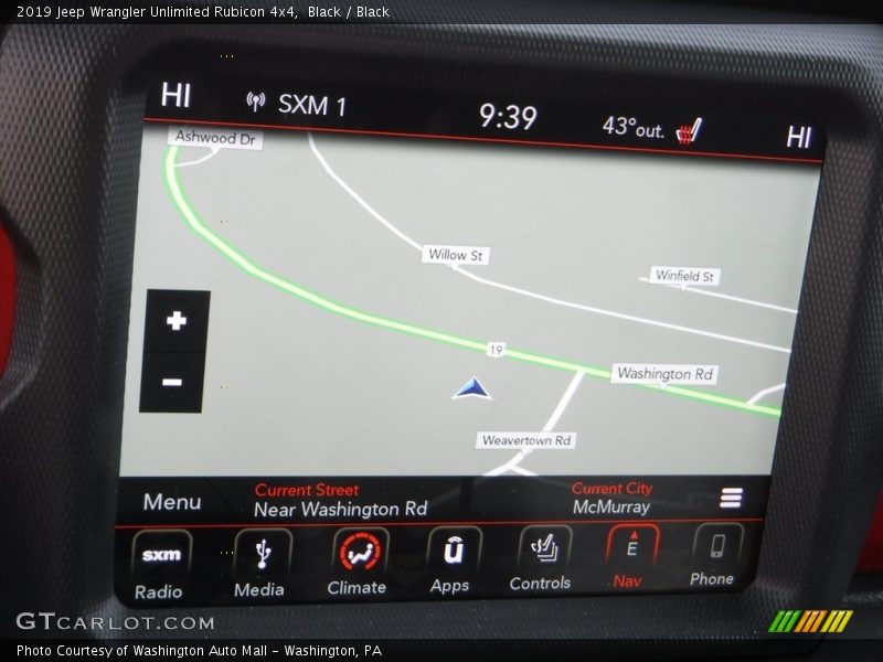 Black / Black 2019 Jeep Wrangler Unlimited Rubicon 4x4