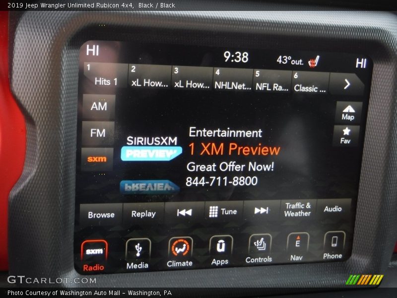 Black / Black 2019 Jeep Wrangler Unlimited Rubicon 4x4