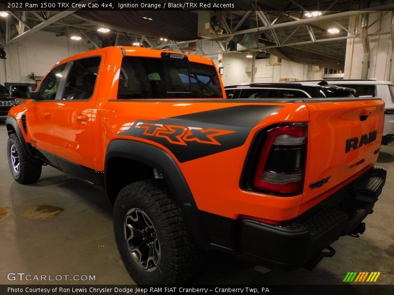 Ignition Orange / Black/TRX Red Accents 2022 Ram 1500 TRX Crew Cab 4x4