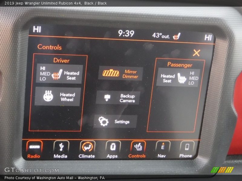 Black / Black 2019 Jeep Wrangler Unlimited Rubicon 4x4