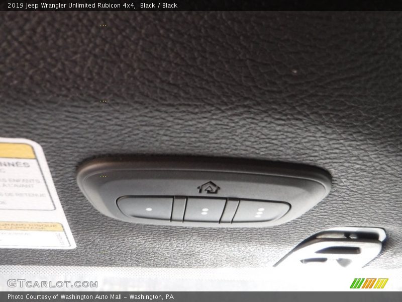 Black / Black 2019 Jeep Wrangler Unlimited Rubicon 4x4