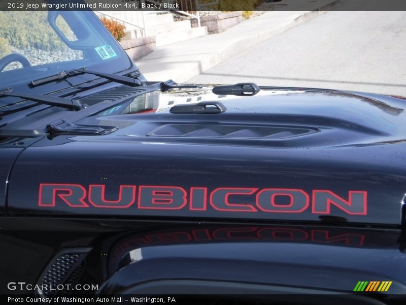 Black / Black 2019 Jeep Wrangler Unlimited Rubicon 4x4
