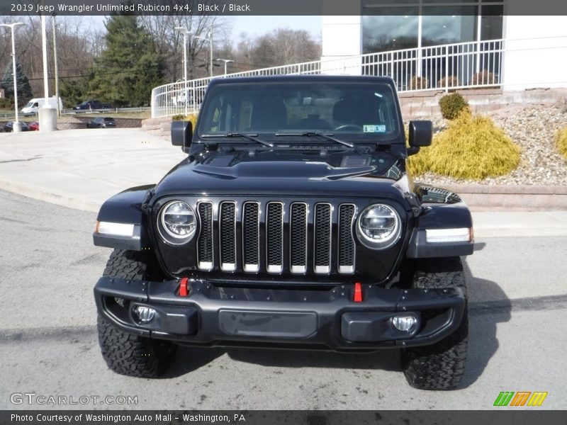 Black / Black 2019 Jeep Wrangler Unlimited Rubicon 4x4