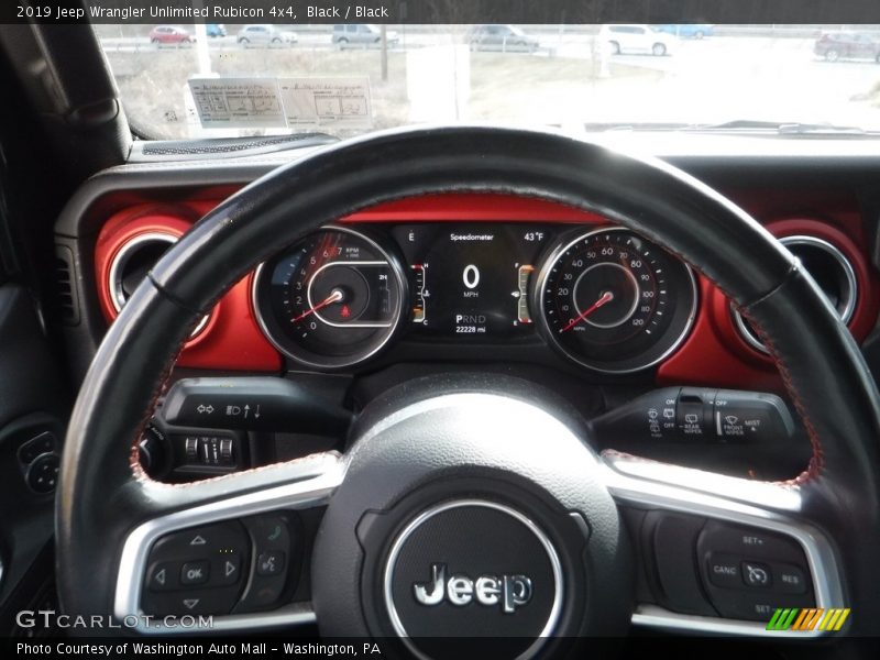 Black / Black 2019 Jeep Wrangler Unlimited Rubicon 4x4