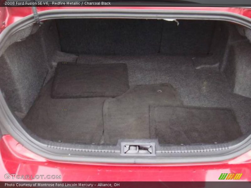 Redfire Metallic / Charcoal Black 2008 Ford Fusion SE V6