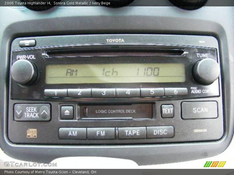 Sonora Gold Metallic / Ivory Beige 2006 Toyota Highlander I4